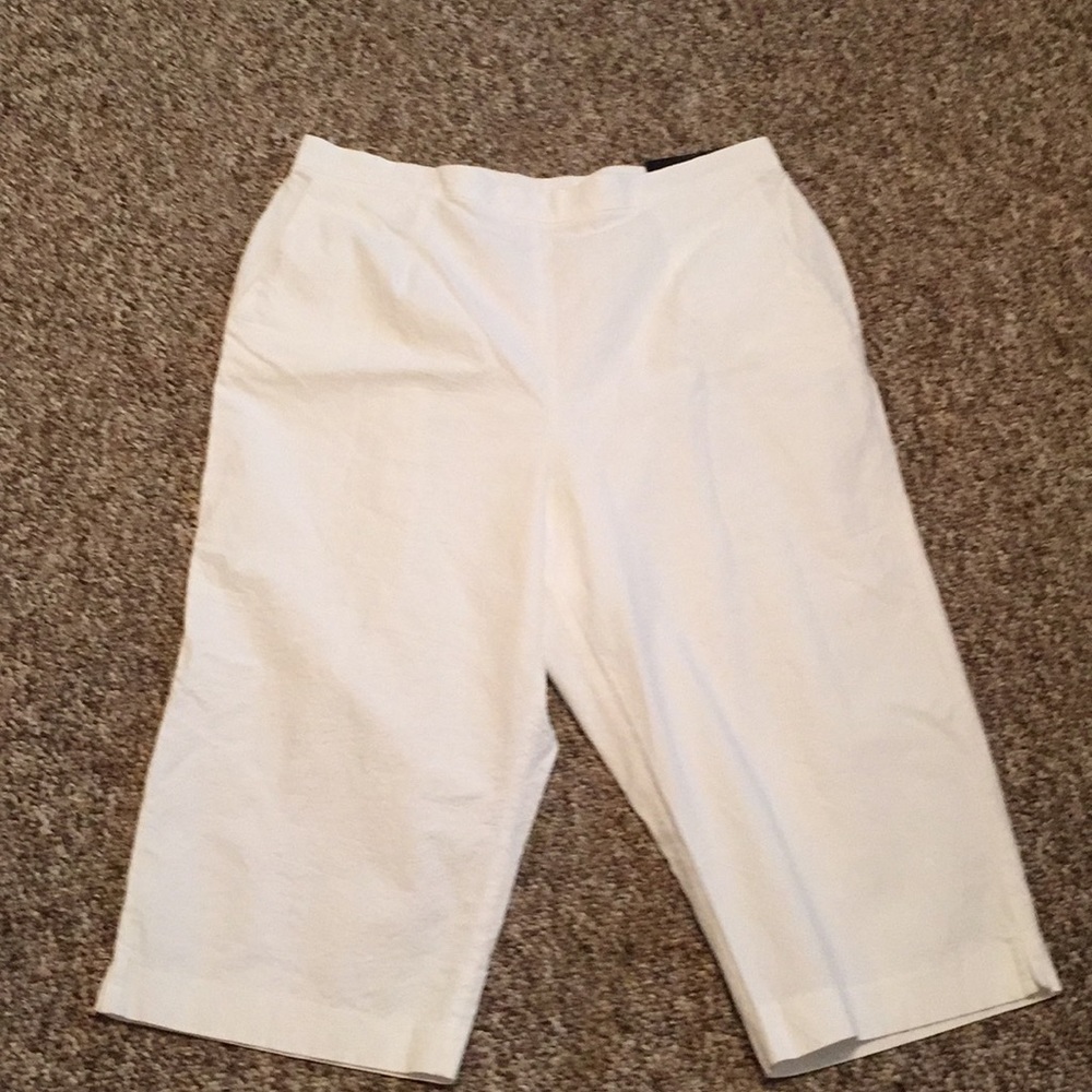 Alfred Dunner woman 16W 100% Cotton Classic Capris